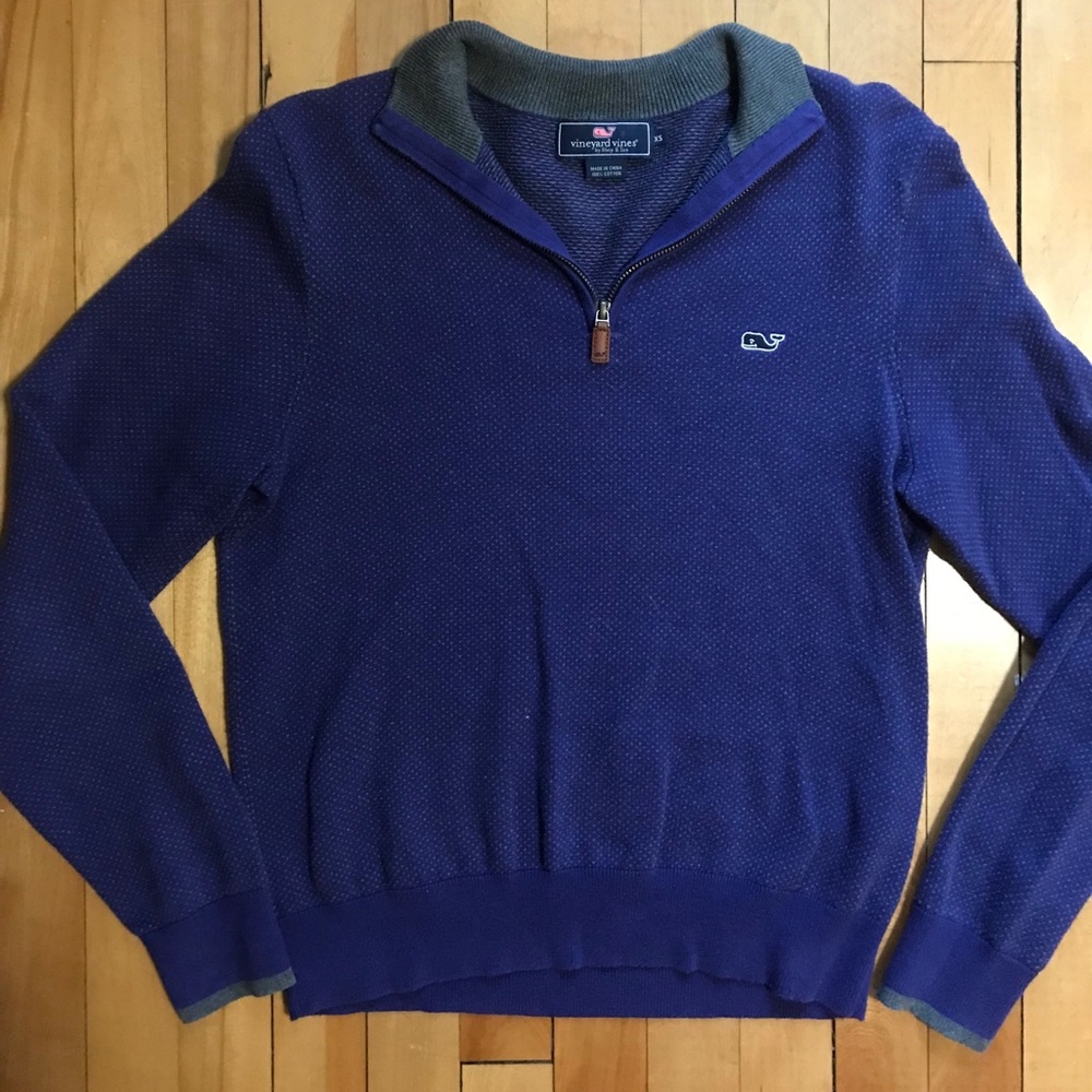 Vineyard Vines Half Zip Sweater